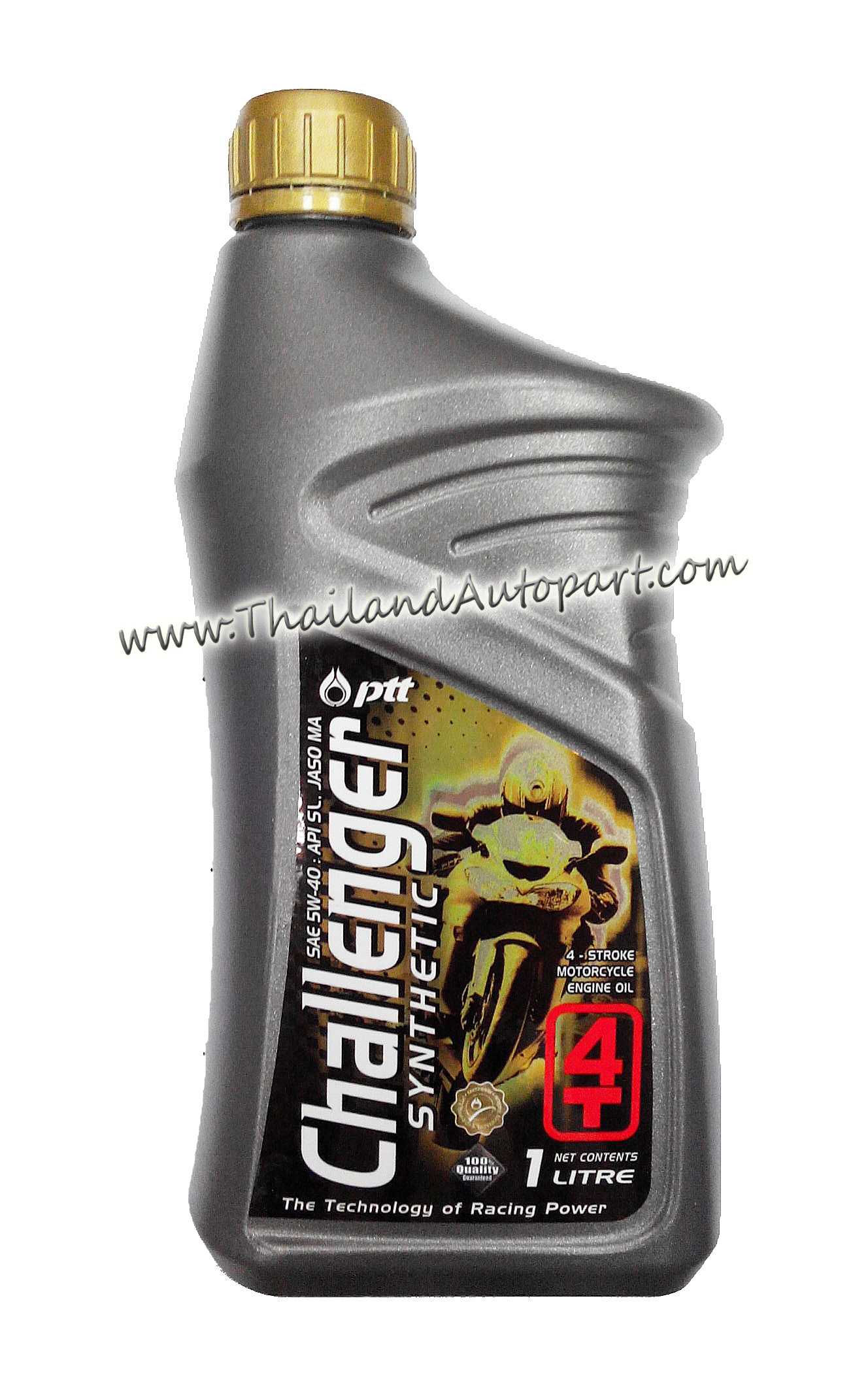 PTT CHALLENGER SYNTHETIC 4T 5W-40 FOR MOTORCYCLE