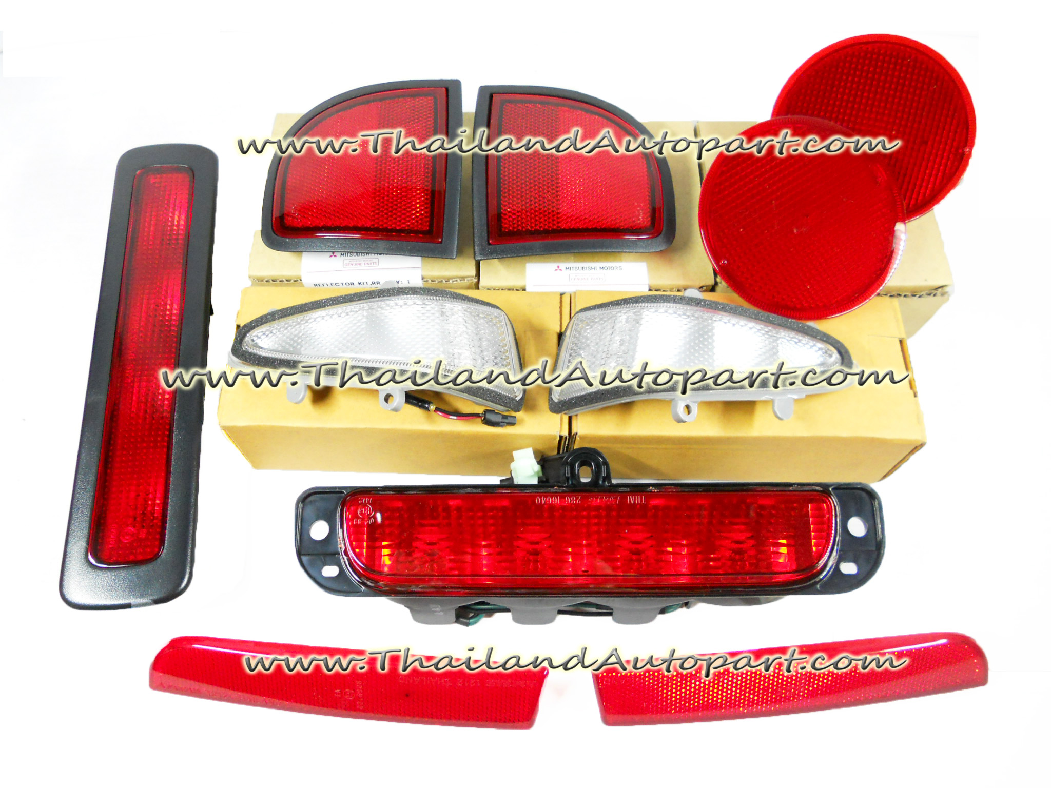 BRAKE LAMPS & REFLECTOR LAMPS & SIDE LAMPS  FOR MITSUBISHI CARS AND PICKUP TRUCKS