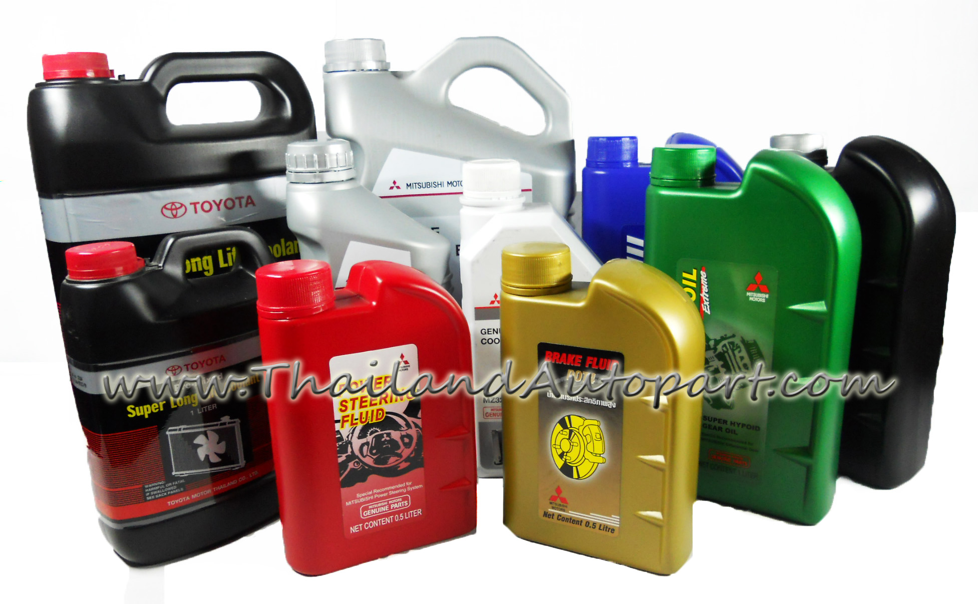 ALL CHEMICALS, FLUID, LUBRICANT, RADIATOR COOLANT FLUID, BRAKE FLUID for MITSUBISHI ALL MODELS