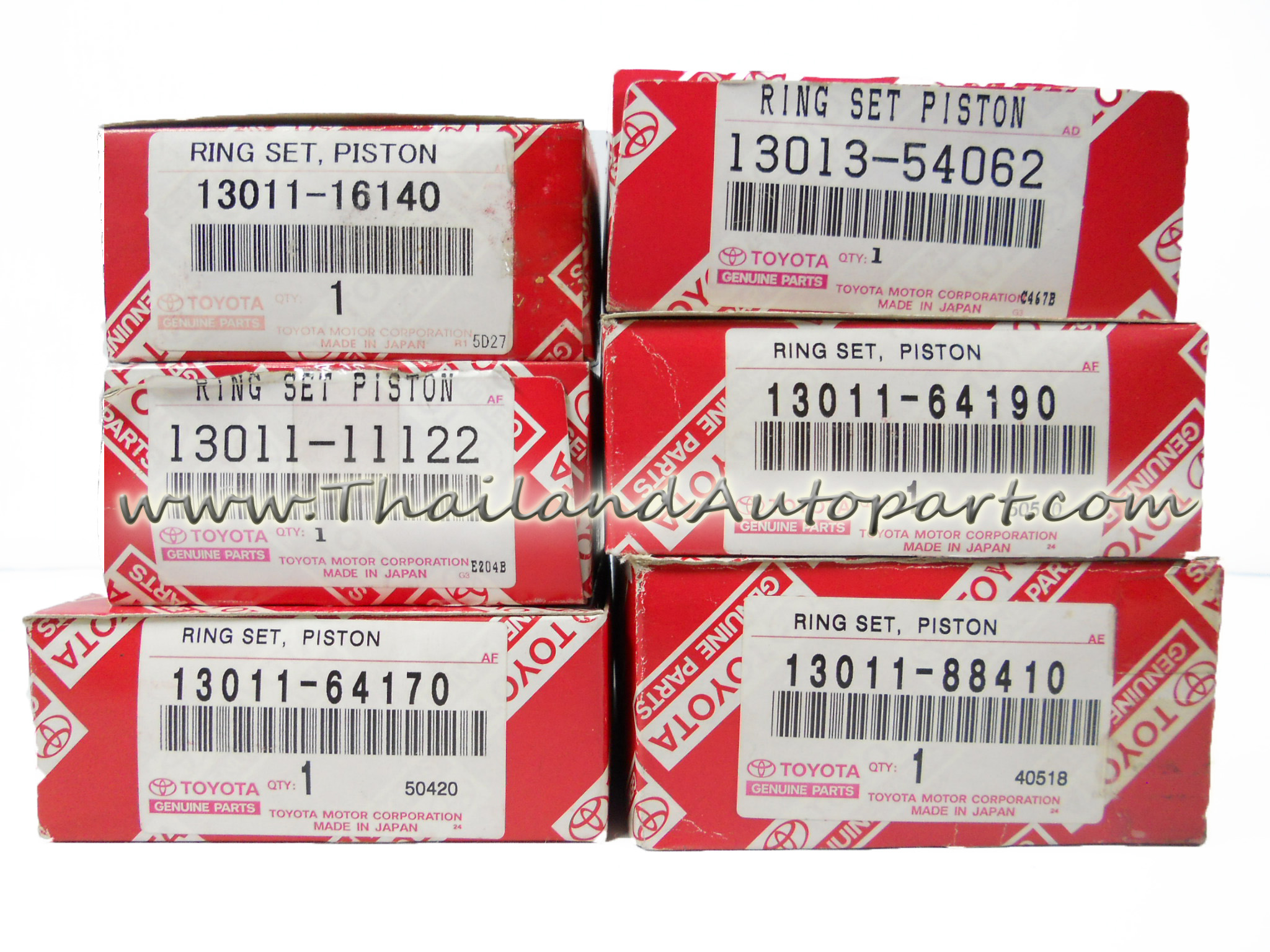 PISTON RINGS FOR TOYOTA CARS & PICKUP TRUCKS